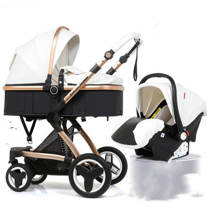 High Landscape Baby Stroller Basket