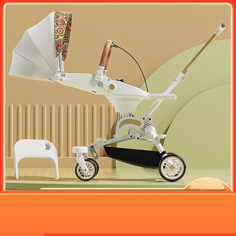 Lightweight Shock-absorbing High-view Stroller