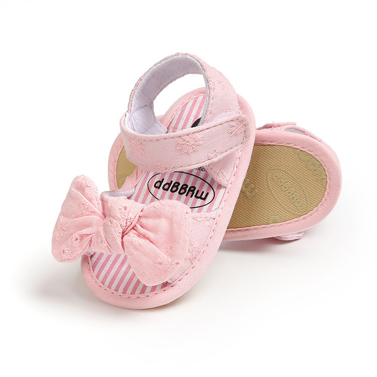Summer Bowtie Baby Shoes