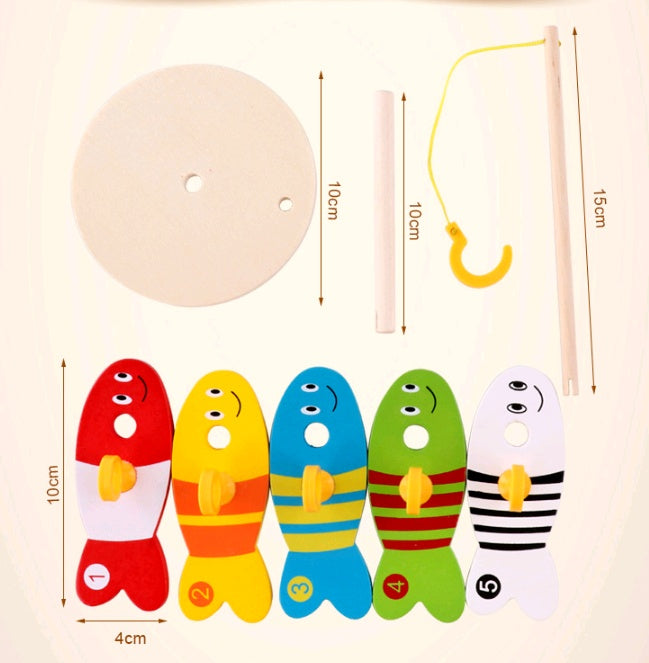 Children's educational creative fishing toys