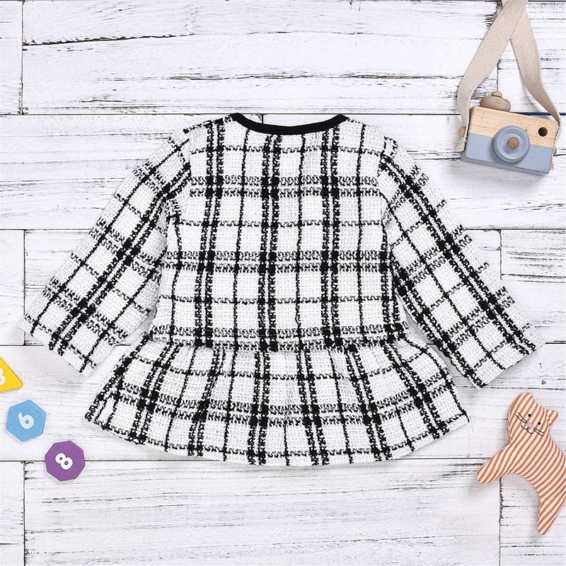 Long-sleeved Dresses Two-piece Children's Baby