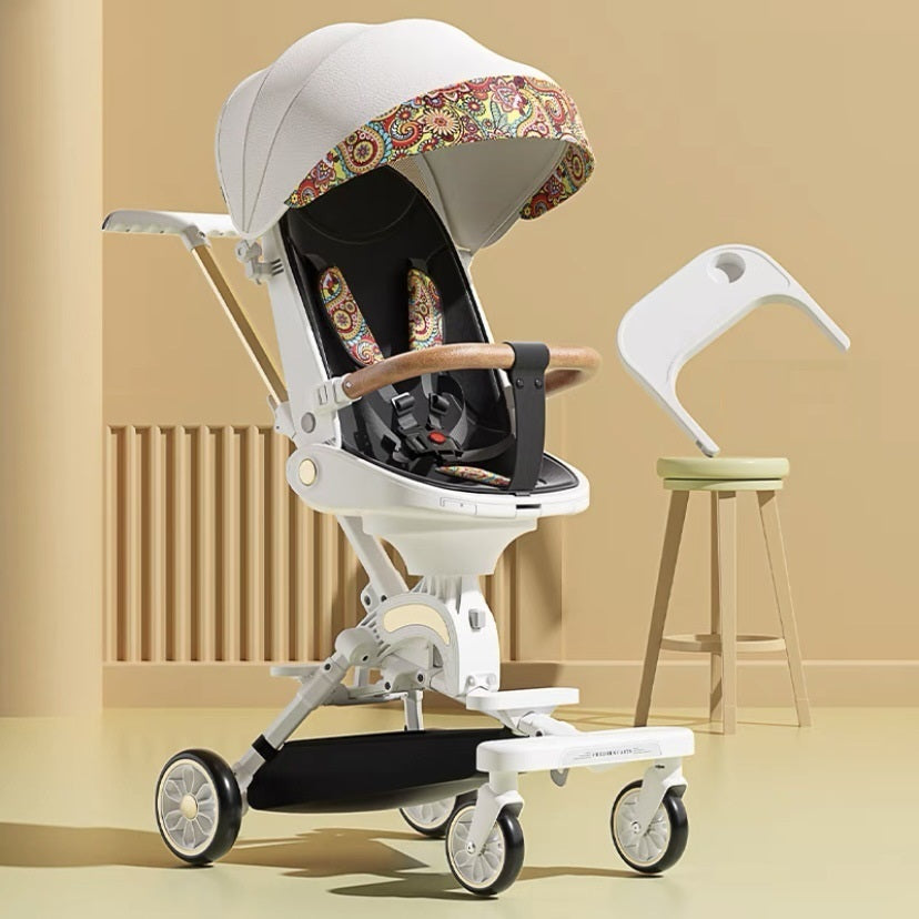 Lightweight Shock-absorbing High-view Stroller
