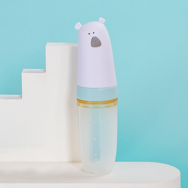 Soft Silicone Squeeze Rice Noodle Bottle Feeding