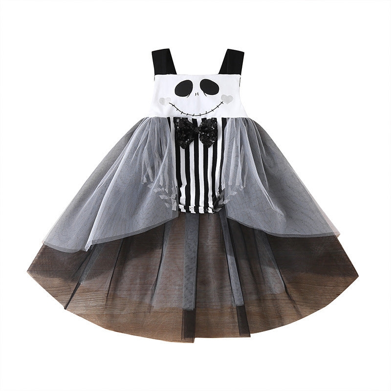 Halloween Dress American Cute Net Yarn Childrens Skirt