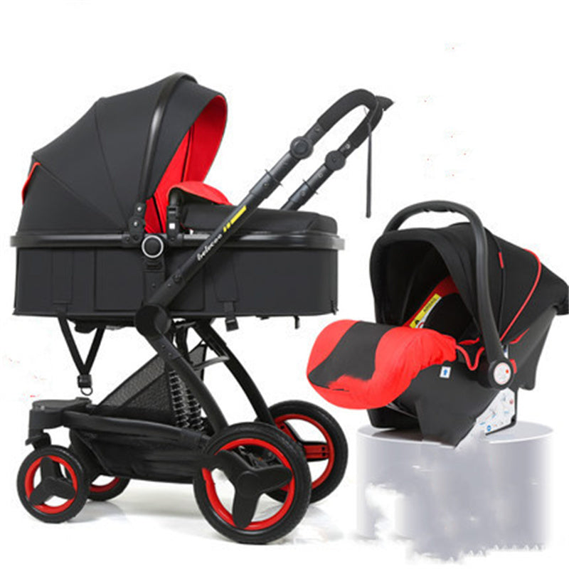 High Landscape Baby Stroller Basket