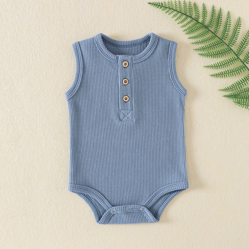 Newborn Jumpsuit Sleeveless Triangle Rompers