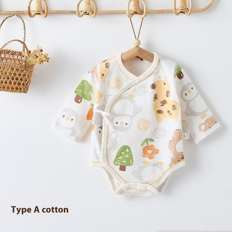 Class A Pure Cotton Baby Triangle Rompers