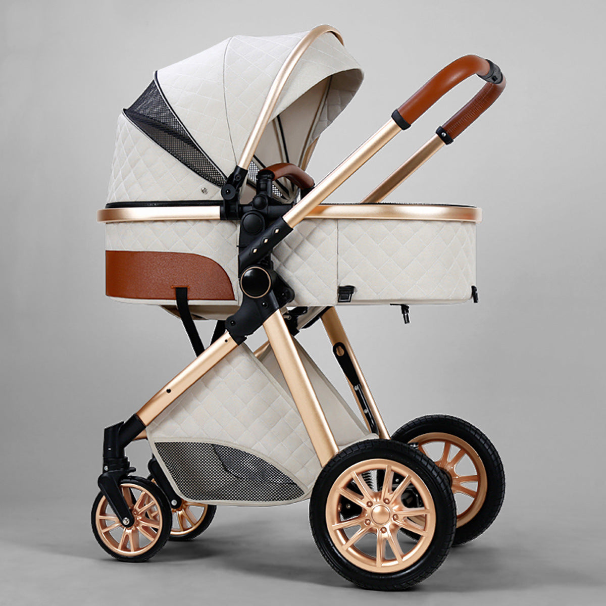 Shock Absorbing Newborn Baby Stroller
