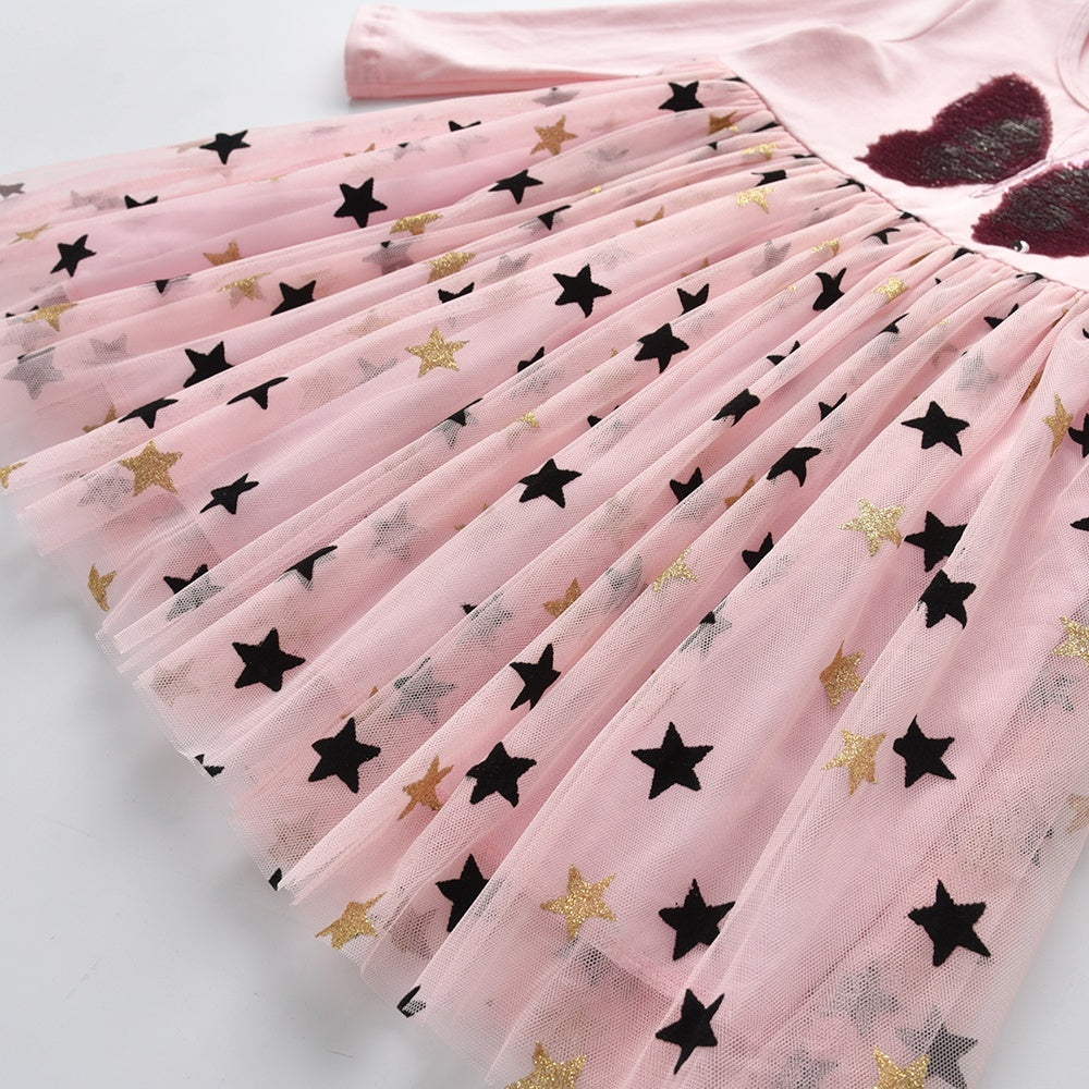 Butterfly Kids Long Sleeve Dresses Baby