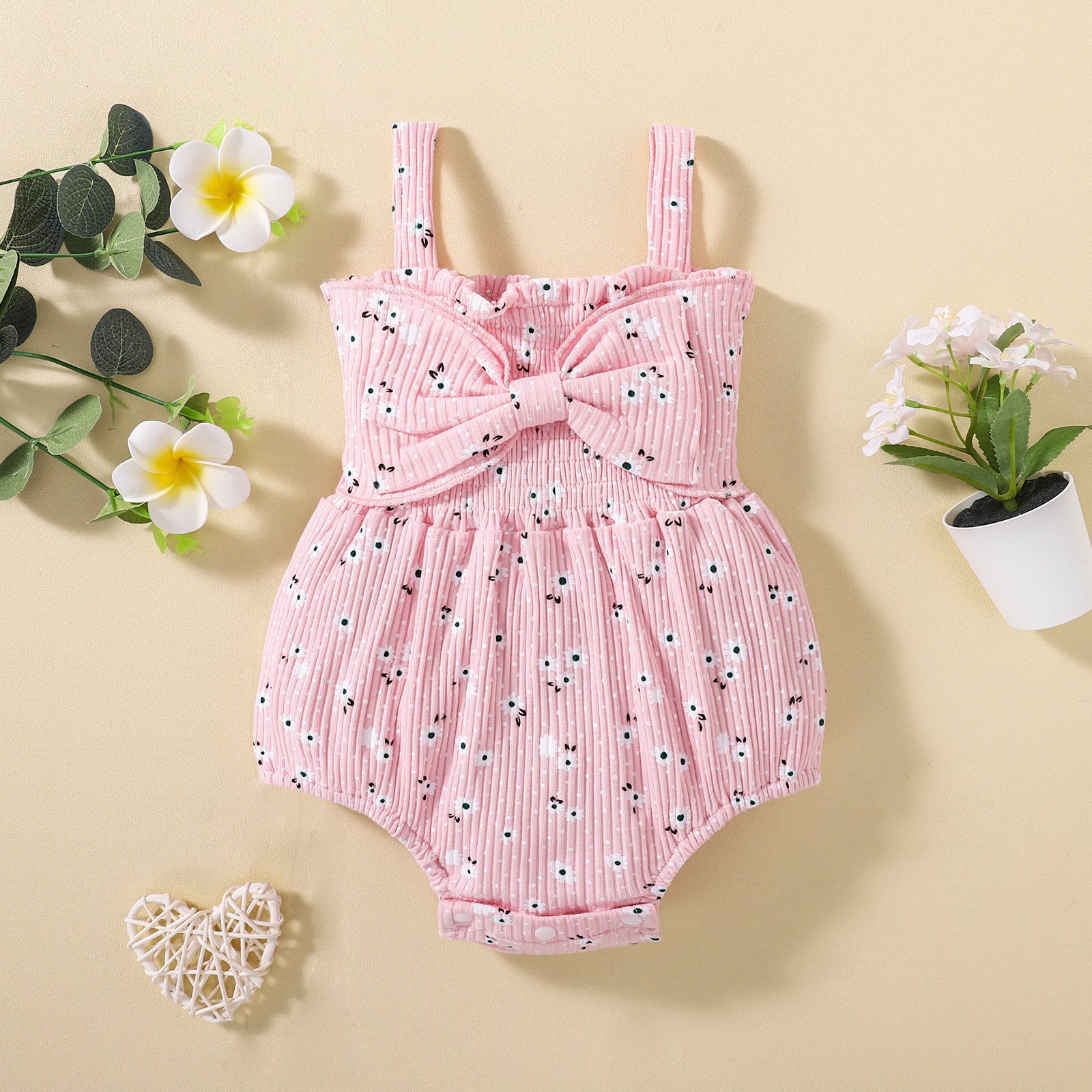 Summer Baby Rompers Sleeveless Jumpsuit