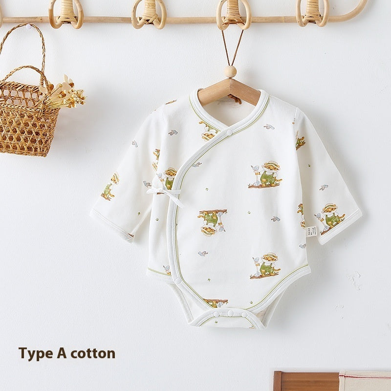 Class A Pure Cotton Baby Triangle Rompers