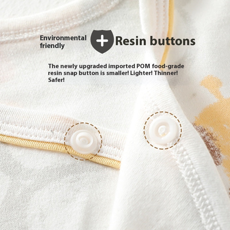 Class A Pure Cotton Baby Triangle Rompers