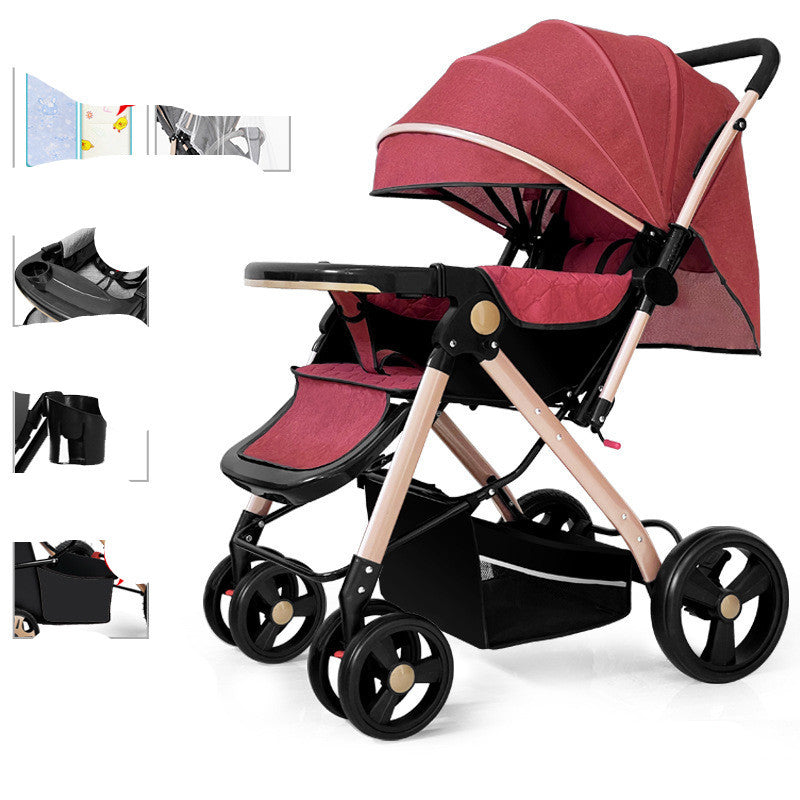 Baby Strollers Can Sit Or Lie Down