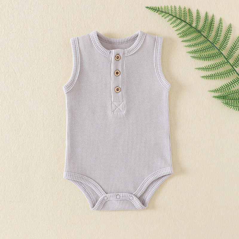 Newborn Jumpsuit Sleeveless Triangle Rompers