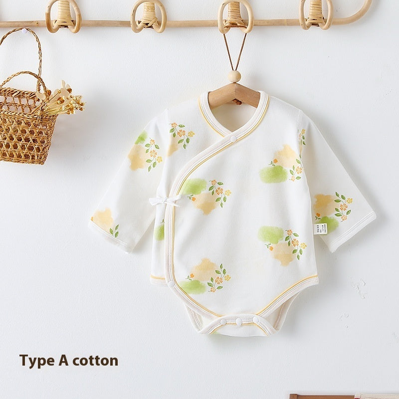Class A Pure Cotton Baby Triangle Rompers