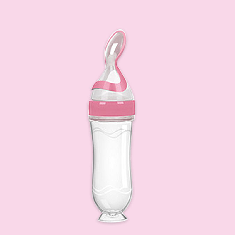 Baby Rice Paste Spoon Feeding Bottle