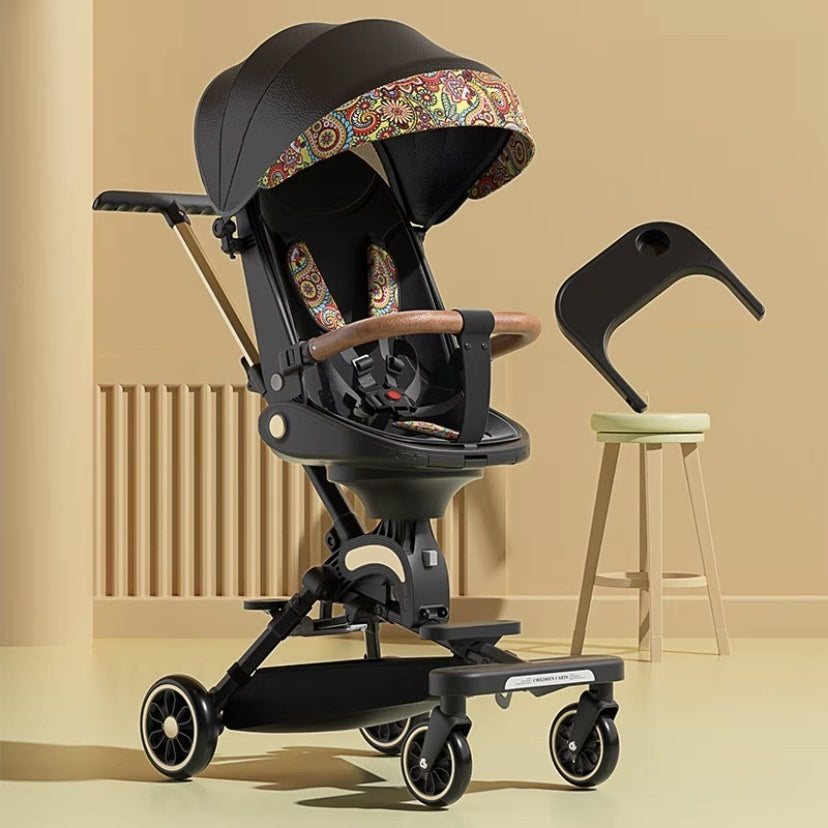 Lightweight Shock-absorbing High-view Stroller