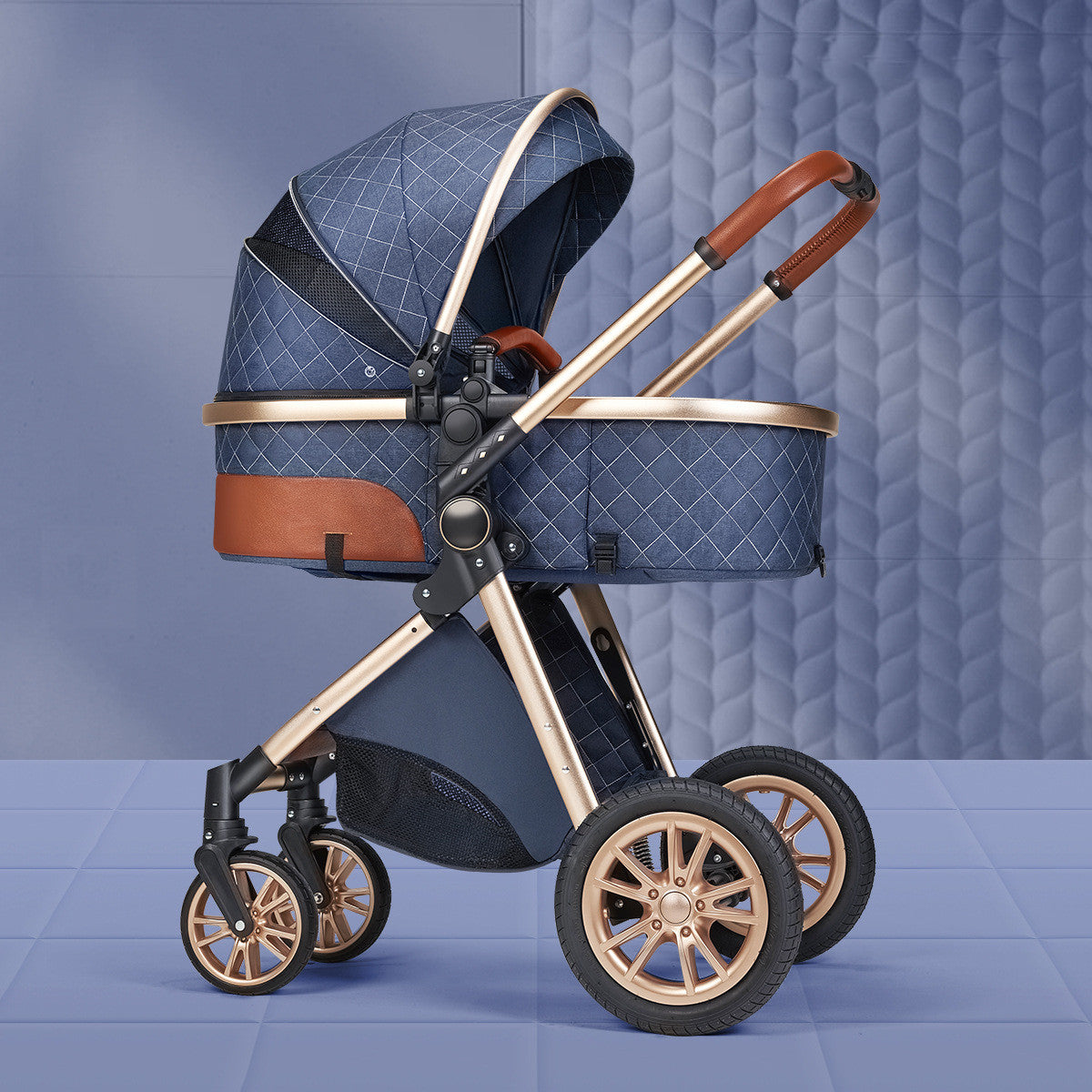 Shock Absorbing Newborn Baby Stroller