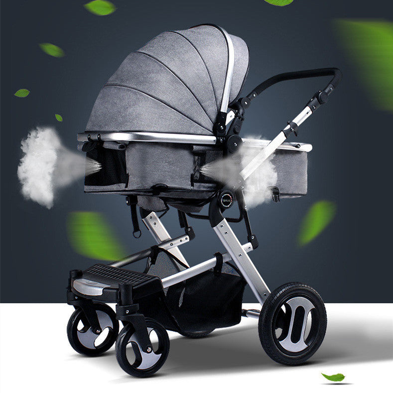 High View Baby Stroller Can Sit And Lie Down