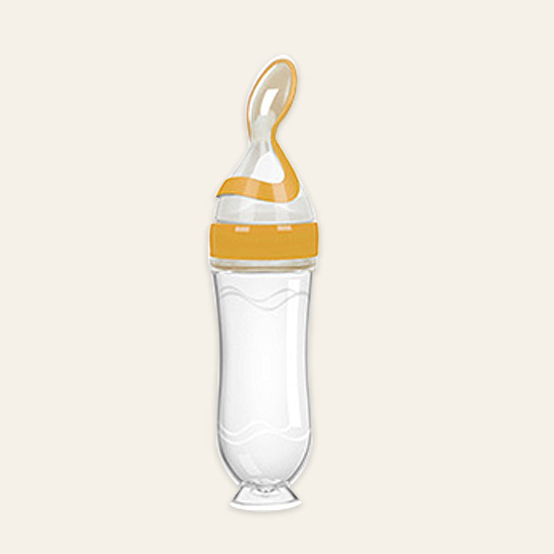 Baby Rice Paste Spoon Feeding Bottle