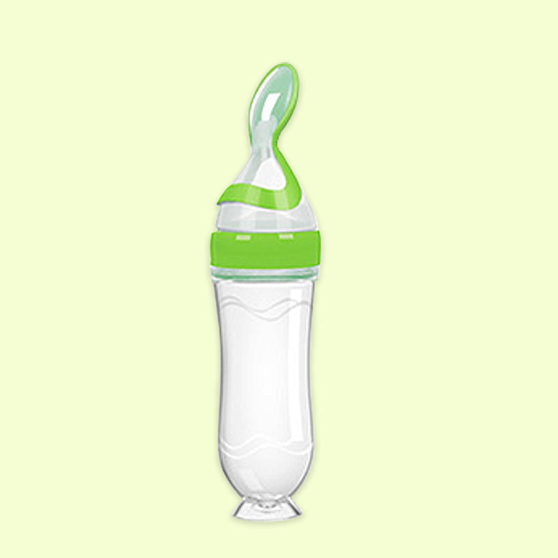 Baby Rice Paste Spoon Feeding Bottle