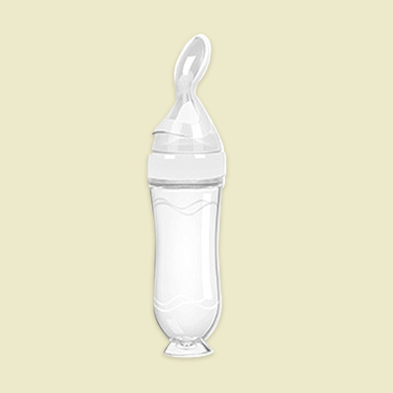 Baby Rice Paste Spoon Feeding Bottle