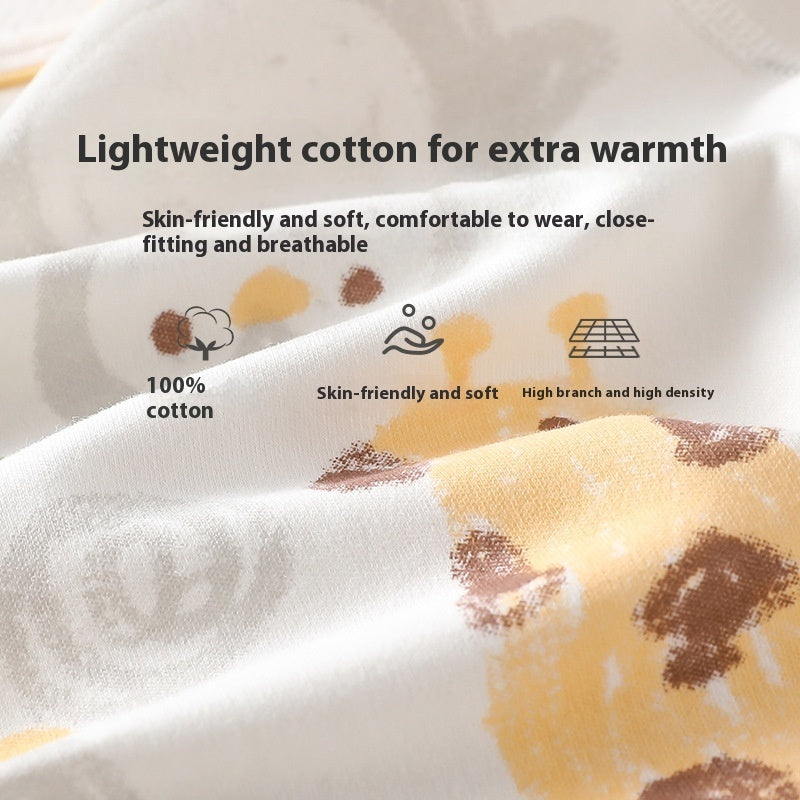 Class A Pure Cotton Baby Triangle Rompers